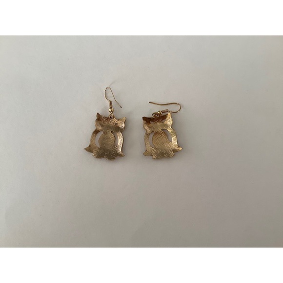 Jewel-tone Owl Earrings - Picture 4 of 4